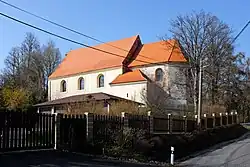 Pohled na kostel v roce 2019