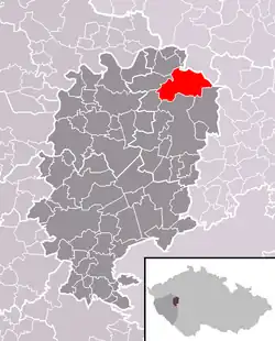 Ostrovec-Lhotka na mapě