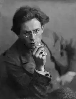 Otakar Štáfl v mládí