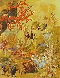 Ilustrace z knihy Moře (1926)