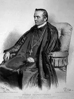 Othmar Helferstorfer, Lithographie od Eduarda Kaisera (1861)