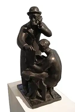 Otto Gutfreund: Obchod, 1923, Muzeum Kampa