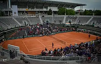 Dvorec č. 1 s kruhovým hledištěm otevřený v roce 1980 a zbořený po ročníku 2019