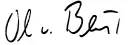 Ole von Beust, podpis
