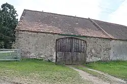 Overview 2 of barn 2 in Boňov, Jaroměřice nad Rokytnou, Třebíč District.jpg