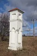 Overview of wayside shrines near road II 401 near Jaroměřice nad Rokytnou, Třebíč District.jpg
