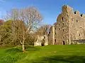 Oxwich Castle ve Walesu (I)