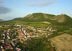 letecký pohled od severu