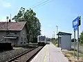 Železniční zastávka Pátek na trati Lovosice – Postoloprty
