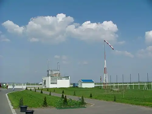 Letiště v lokalitě Pér