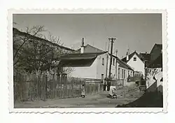 Dobová fotografie domu č. 94, rok 1950.