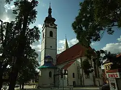 Děkanský kostel Narození Panny Marie v Písku.