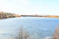 Písníky u Obědovic - pohled na jezero I