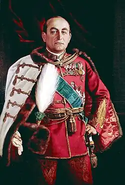 Gyula Gömbös na portrétu Tibora Pólya