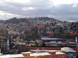 Pohled na městskou část Příbram IV