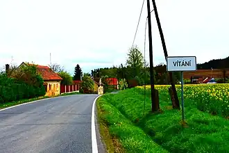 Silnice II/197 ve Vítání