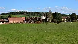 Jihozápadní část vesnice