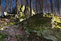 Skalní útvary na Hrádcích