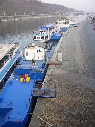 Přístaviště Evropské vodní dopravy u Čechova mostu