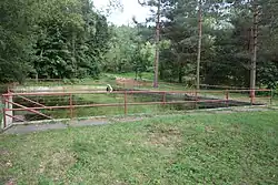 Bývalé koupaliště v Přebytku, kde potok začíná