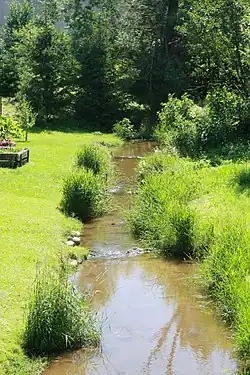Mladotický potok v Přehořově