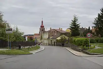 Silnice II/350 v Přibyslavi