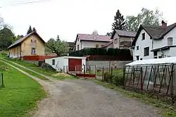 Jižní část vesnice