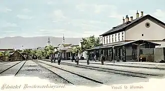 Původní železniční stanice Banská Bystrica, označovaná také jako stará stanice.