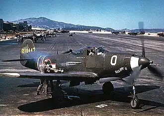 Bell P-39Q-1-BE (42-19447, „Saga Boy II“) USAAF