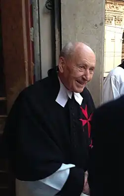 P. Jaroslav Ptáček v roce 2015 během Svatojánských navalis v Praze