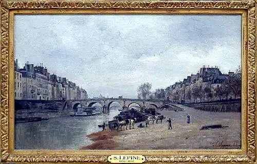 Doky na Seine, Pont Marie, (1868), Paříž, Muzeum Orsay