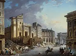 Pierre-Antoine Demachy: Demolice kostela svatého Bartoloměje, Musée Carnavalet