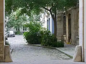 Vstup z Rue du Temple