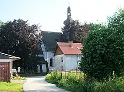 Bývalý farní kostel sv. Michaela v Horním Dvořišti.