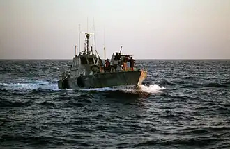 Hlídkový člun PBR Mark III během operace Prime Chance