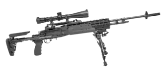 Mk 14 Enhanced Battle Rifle „Rock Island“ používaná Armádou Spojených států amerických