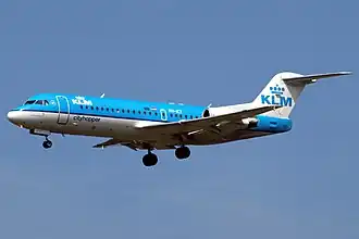 Fokker F.70 společnosti KLM