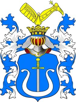 Erb Orlíků z Laziska z rozrodu Nowina