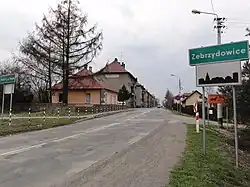 Příjezd do obce a železničářské sídliště