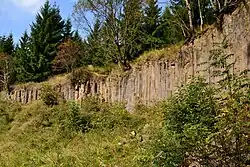 Lomová stěna v září 2014