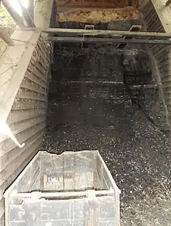 Detail výchozu uhelné sloje