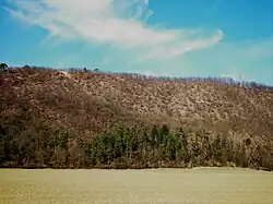 Krásná stráň, pohled od Dobřichovic