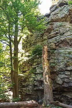 Ukázka mrazového zvětrávání