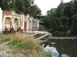 turbínový domek vodního mlýna