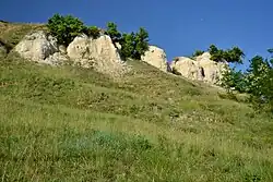 Centrální část lokality