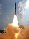 Start rakety PSLV C25 se sondou Mangalaján