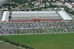 Pohled na areál PVA EXPO