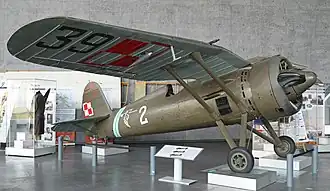 PZL P.11 v Muzeu polského letectví v Krakově