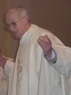 R.D. Jan Chmelař při mši svaté