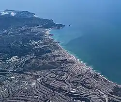 Letecký pohled na město